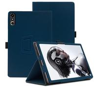 KUSINHOKA Custodia Compatibile con Redmagic Astra Gaming Tablet 9.06 Pollici, Leggero Pelle PU Protettiva Cover con Cinturino da Polso, Tablet Custodia Magnetico con Funzione di Supporto, Blu Scuro