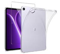 KUSINHOKA Custodia per Oneplus Pad Go 2 (12.1 Pollici) + [1 Pezzi] Pellicola Vetro Temperato, [Antiurto] Morbido Silicone Cover，[Anti-Graffio] TPU Leggero Case Protettiva Cover