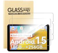 KUSINHOKA Vetro Temperato per Blackview Zeno 1 8 Pollici, [2 Pezzi] Durezza 9H Pellicola Protettiva, [Anti-Graffio], [Senza Bolle], HD Trasparente Protezione Schermo Protector Film