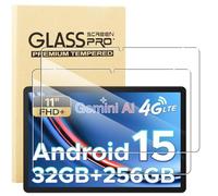 KUSINHOKA Vetro Temperato per Doogee Tab G6+/Tab G6 (11 Pollici), [2 Pezzi] Durezza 9H Pellicola Protettiva, [Anti-Graffio], [Senza Bolle], HD Trasparente Protezione Schermo Protector Film