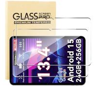 KUSINHOKA Vetro Temperato per TABWEE T60 PRO 13.4 Pollici, [2 Pezzi] Durezza 9H Pellicola Protettiva, [Anti-Graffio], [Senza Bolle], HD Trasparente Protezione Schermo Protector Film