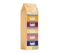 Kusmi Tea - Cofanetto di tisane - Assortimento di tè biologici - Idea regalo per uomo e donna - Tisane e infusi aromatizzati - Note di frutta, mandorla, spezie e zenzero - 5 confezioni da 25 g