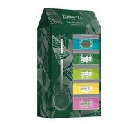 Kusmi Tea - Cofanetto Tè Verdi + Pinza da tè - Assortimento di tè biologici - Idea regalo per uomo e donna - Tè verde alla menta, gelsomino, limone, zenzero - Prodotto in Francia - 5 confezioni da 25