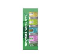 Kusmi Tea - Confezione Regalo di Tè Verdi - Cofanetto Regalo per Uomini e Donne - Selezione Tè Biologici - Tè Verde alla Menta,Tè al Gelsomino - Tè in Foglie Sfuse - 5 Scatole in Metallo da 25 g