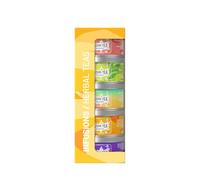 Kusmi Tea - Confezione Regalo Tisane e Infusi Biologici - Cofanetto Regalo - Tè all'Ibisco, Tè alla Camomilla, Rooibos, Tisane Fredde - Tè in Foglie Sfuse - 5 Scatole in Metallo da 25 g