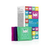 Kusmi Tea - Set Regalo Tè Biologico - Assortimento Sampler Scatola Varietà - Idea Regalo per Uomo e Donna - Verde, Tisana, Detox - Selezione di 6 Ricette - 24 Bustine - Kusmi Wellness
