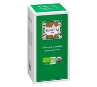 Kusmi Tea - Tè verde menta - Scatola da 25 bustine di tè in mussola