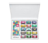 Kusmi Tea - The Collection - 15 iconiche ricette Kusmi + 100 filtri di tè + cucchiaio da tè - Tè Neri, Verdi, Bianchi e Infusi Biologici - Idee Regalo per Donne e Uomini - 15 Barattoli da 25 g