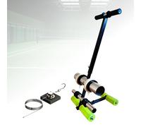 KUSOLE Macchina per Tracciare Le Linee da Officina, Macchina per Incollare Il Nastro Adesivo, Applicatore di Nastro Adesivo per Pavimenti a Spinta Manuale, per Vialetti, Garage, Stadi