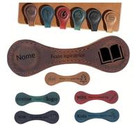 KuSONG Personalizzato Segnalibro Particolare, Segnalibri Magnetici, Segnalibro In Pelle Fatto A Mano,Cuoio Con Un Design Unico Della (Prodotto personalizzato)