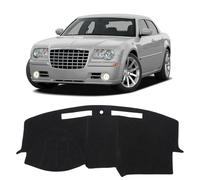 KUST Copertura per cruscotto Compatibile con Chrysler 300 300C 2005-2010, Accessorio per 300 300C, Tappetino Antiscivolo in Poliestere per cruscotto su Misura, per Console Centrale