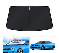KUST Parasole per parabrezza per Chevrolet Camaro Coupe 2016-2022, protezione per visiera pieghevole blocca i raggi UV per mantenere la tua auto più fresca