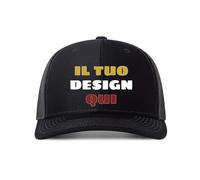 Kustima Cappello Personalizzato, Cappello da Baseball Personalizzato, Cappellino con Visiera Foto/Logo/Testo, Cappellos Trucker Classico per Uomo e Donna