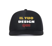 Kustima Cappello Personalizzato, Cappello da Baseball Personalizzato, Cappellino con Visiera Foto/Logo/Testo, Cappellos Trucker Classico per Uomo e Donna
