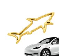 Kustimantu Adesivo per auto con emblemi - Squalo per auto | Cavo, resistente alle intemperie, resistente ai raggi UV, per camion e moto