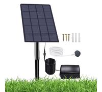 Kustimantu Aeratore A Energia Solare | 2W Silenzioso IP64 Impermeabile - Aeratore Solare Ad Acqua Silenzioso - per Giardino Cortile Piscina Acquario Trasporto Pesci Pesca All'Aperto