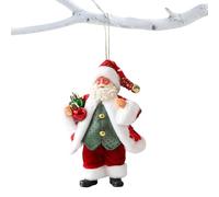 Kustimantu Babbo Natale gioielli per albero di Natale | tessuto Babbo Natale decorazione gioielli | decorazione natalizia giocattolo per giardino camino porta parete | interno camera da letto terrazzo