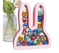 Kustimantu Baby Tooth Holder - Contenitore con scritta per denti da latte, a forma di coniglio, con album di sviluppo, per bambini, compleanno, scuola, casa