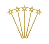 Kustimantu Bacchette glitterate per bambini, stella | Principesse magiche con stella a cinque punte, giocattolo di ruolo creativo e divertente, adatto per piccole principesse, ballerini