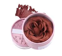 Kustimantu Blush | 3D Petali Rosa - 3.5g Contorno Luce Texture Petalo Trucco Nudo Pigmentato Viso Giorno Notte Viaggio Eventi