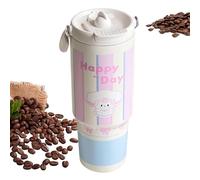 Kustimantu Bottiglia d'acqua in acciaio inossidabile con paglia, la bottiglia d'acqua rimane fredda tutto il giorno | Bottiglie d'acqua in acciaio inossidabile | termica da 31 once, da