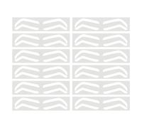 Kustimantu Brow Mapping Guide Paper, Airbrush Eyebrow, 10 paia di adesivi professionali per sopracciglia, coloranti, marchi, protezione per sopracciglia