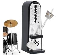 Kustimantu Chitarra metronomo per pianoforte, metronomo meccanico per pianoforte - Strumento a tamburo per pianoforte Metro Meccanico,Musicista principiante che strumenti musicali che esegue per