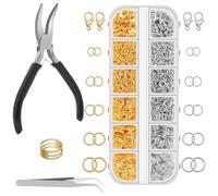 Kustimantu Chiusure per braccialetti e ganci di chiusura | Chiusure per collane e meccanismi di chiusura | Elementi posteriori per orecchini Fatti a mano Festa della Mamma Quotidiano Anniversari