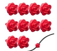 Kustimantu Clip da parete per piante, per viti, rampicanti, 10 ganci invisibili a forma di fiore, riparazione dello strumento di trazione, Green Plant Fixer con forte adesione per