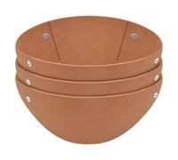 Kustimantu Coppe sospese - Inserti rotondi in feltro per cestini da appendere - Set di tre inserti di ricambio per giardino cortile e balcone