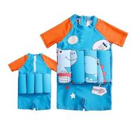 Kustimantu Costume da bagno galleggiante per bambini - Costume galleggiante anti-sommergi,Gilet da nuoto anti spruzzi ad asciugatura rapida per allenamento e allenamento