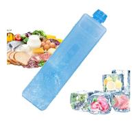 Kustimantu Cuscino per ghiaccio per refrigeratore evaporativo, elementi riutilizzabili con tecnologia di cristallo, per congelatore, barbecue, casa, campeggio