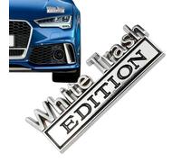 Kustimantu Decalcomanie metalliche per auto, edizione autoadesiva 3D, impermeabili, stemmi e distintivi, per la decorazione della carrozzeria, auto, golf, camion, moto