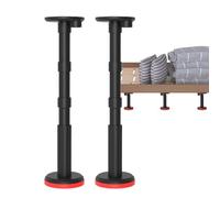 Kustimantu Dispositivo di supporto per armadi da incasso - 2 x aste di supporto regolabili, asta di sollevamento per lavabo e supporto di montaggio per l'installazione di armadi da bagno