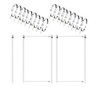 Kustimantu Fascette per cavi in acciaio inox, 100 pezzi, robusto supporto per cavi in acciaio, per recinzioni, agricoltura, gestione dei cavi elettrici, organizzazione industria automobilistica