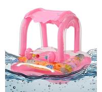 Kustimantu Galleggiante per bambini, giocattolo gonfiabile per bambini, con protezione solare, per il nuoto e le attività all'aperto