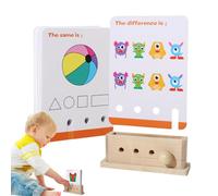 Kustimantu Gioco di mappatura per bambini | Puzzle logico per pensiero - Carte per imparare a formare, mappare e ordinare | per casa, aula, viaggi, asilo, viaggi in auto, feste e ragazze