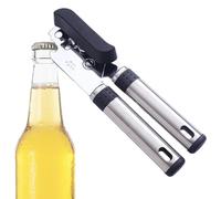 Kustimantu Manuale aperto, contenuto a mano può essere aperto - in acciaio inox - apriscatole ergonomiche, utensili da cucina, ruggine solida - Proover - Top-Remover - Rimozione per anziani