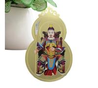 Kustimantu Mappa tradizionale Tai Sui | Carta cinese Tai Sui,2026 Simbolo di ricchezza in metallo come oggetto decorativo per la mostra per collezionisti adolescenti adulti