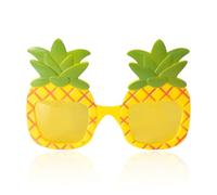 Kustimantu Occhiali da Sole Frutti,Occhiali Divertenti Hawaiani Design Ananas - Estivi per Lenti per Festa Tropicale per Uomini e Bambini Fotografia Viaggio Giornaliere Spiaggia