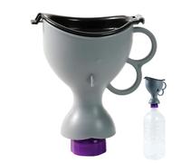 Kustimantu Orinatoio portatile, a prova di fuoriuscite e perdite - Bottiglia per urinare in auto, per uomo, donna, per adulti, anziani, campeggio, viaggi, escursionismo, auto