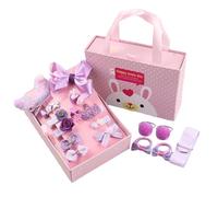 Kustimantu per capelli da bambina, per capelli per ragazze | Acconciature carine - Set di 18 forcine per capelli principessa elegante, assortimento