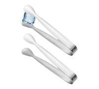 Kustimantu Pinze per zucchero piccole, 2 pezzi di strumenti in acciaio inossidabile per afferrare il bar - Piccolo morsetto da bar,per gelatine, marshmallows, casa, barman ristorante, hotel club
