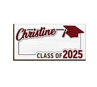 Kustimantu Porta carte per soldi di laurea | Portamonete per laureati 2025 con organizer per banconote - multiuso per feste familiari e riunioni di adulti e bambini, rosso, Consulte la