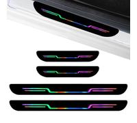 Kustimantu Protezione per soglia della porta, 4 pellicole protettive colorate per porte e veicoli