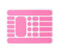 Kustimantu Protezione per telaio della bicicletta, protezione per il soggiorno della catena, protezione per la catena della mountain bike, anti-graffio, resistente alle intemperie, pellicola adesiva