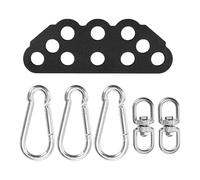 Kustimantu Pulldown - Piastra estensore | Doppia a Singola Regolabile Ruote di inversione Piastra Adattatore per Home Fitness Allenamento della