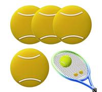 Kustimantu Racchetta da tennis, isolamento delle vibrazioni, ammortizzatore per racchette da tennis, 4 x Silicon Squash Racquets ammortizzante, accessori da tennis portatili per padre, amico, amico