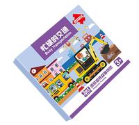Kustimantu Rompere testa magnetico,Puzzle di viaggio Giochi educativi - Gioco educativo 2 3 4 5 6 anni Ragazzi Ragazze | Regalo di compleanno asilo Viaggio Strada