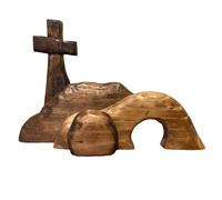 Kustimantu Scena pasquale presepe pasquale, scena risurrezione, decorazione in legno, decorazioni per la scena di Gesù, scene pasquali in legno, scene pasquali per la decorazione della tavola pasquale